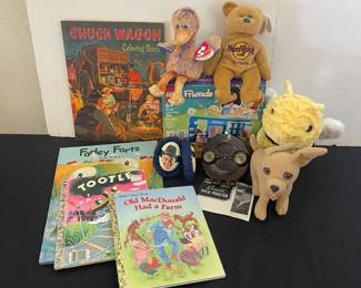 Collection Of Vintage Childrens Toys Including View Master Legos Hopalong Cassidy Ear Muffs
