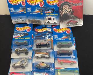 Mixed Lot Of 16 Hot Wheels In Original Packaging