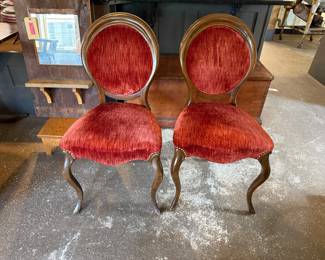 Velvet Occasional Chairs