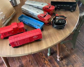60's train set with track