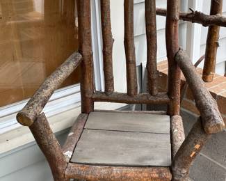 hand made twig chairs