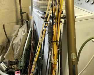 Fishing poles and gear