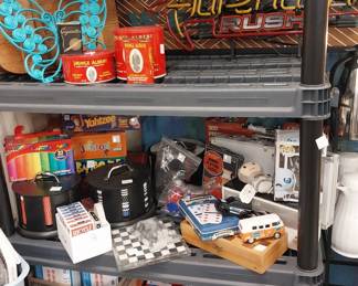 games, tobacco tins, Sobe adrenaline rush neon sign