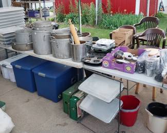 full sheet pans, half sheet pans, service carts, sheet pan covers, commercial grade pots and pans