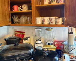waring futura series blender avocado green GE Food Processor Osterizer Admiral Electric Skillet