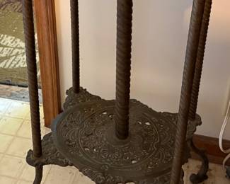 Victorian Iron Plant Stand 