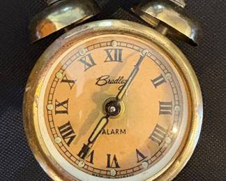 Vintage Bradley Alarm Clock made in Germany, Travel Clock from the 50s, Mid Century Clock, Collectible Clock, Mid Century European Decor