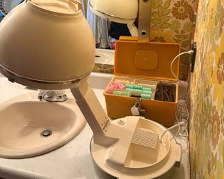 Vintage Retro Lady Sunbeam Hair Dryer - WORKS!