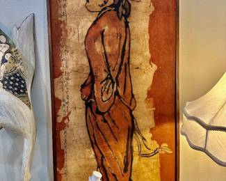 Batik stone rubbing from China (art house)