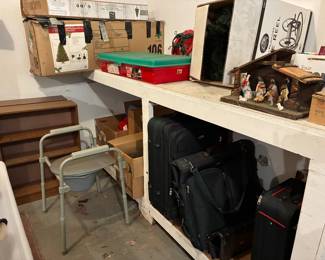 Christmas trees & luggage