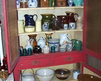 Interior of cupboard