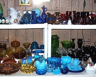More colorful glassware