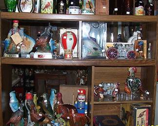 Jim Beam bourbon whiskey bottles