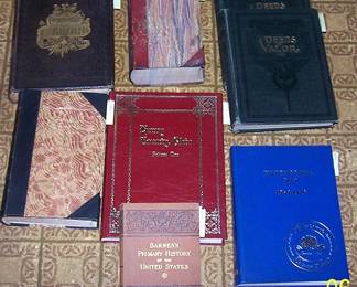 Assorted old books from the turn of the last century as well as Fulton and Henry County books