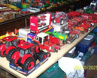 International die cast tractors and implements