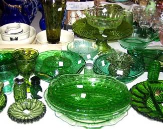 Green glassware