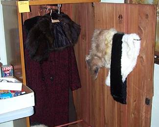 Cedar wardrobe, furs