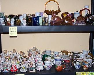 Boot and shoe collection, angel and creamer collection