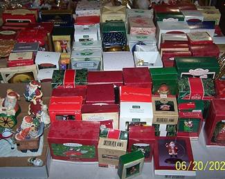 Hallmark and other boxed ornaments