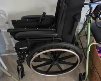 Like new transport wheelchair