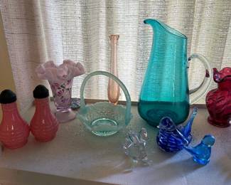 Some Fenton Glassware
