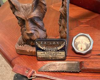 Book Ends & Vintage Knives Fishing