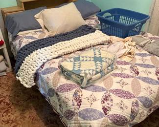 Some quilts & Full Size bed