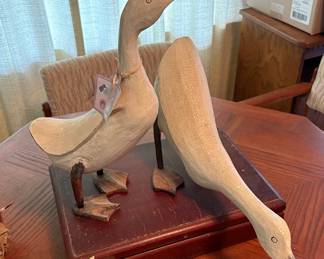 Wooden Geese