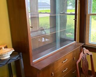 1960's China Hutch Display Case