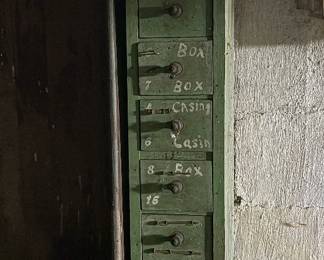Old Tall Nut Bolt Drawers