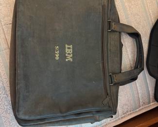 IBM leather bag