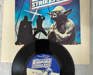 vintage 1980 Star Wars: The Empire Strikes Back "Read-Along" book and record set
