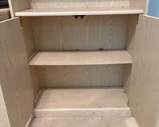 R6 - $25 Each. 2 Available. O'Sullivans Office Furniture Bookcase. Measures 28" wide x 12" deep x 71" tall. Shelves are adjustable.