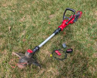 R99 - $45. Craftsman Battery Powered Weed Eater. Includes 1 battery & charger.