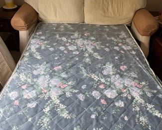 R90 - FREE Sleeper Sofa. Has stains. Located on the 2nd floor. You +1 other strong person must remove from the 2nd floor.