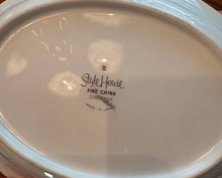 R44 - $75. Style House Contessa Serving Pieces.