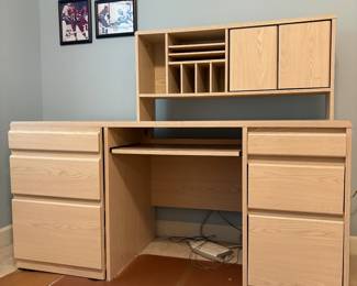 R9 - $40. O'Sullivans Computer Work center. Measures 5' long x 2' deep x 47" tall. Located on the 2nd story. You will need help to move.