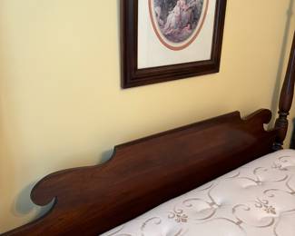 R35 - $400. Harden Queen Size 4 poster Bed. Measures 64" wide x 87" long x 72" tall. Excellent Condition. Very minor wear on the headboard.