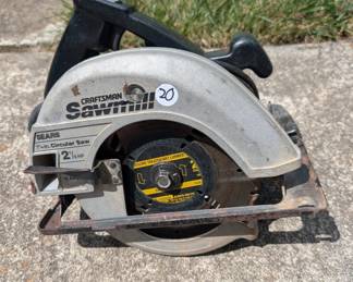 R105 - $20. Craftsman Sawmill 7.25" Circular Saw.
