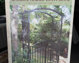 R107 - $50. Garden Arbor with Gate - new in box.