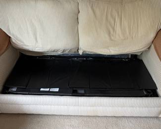 R90 - FREE Sleeper Sofa. Has stains. Located on the 2nd floor. You +1 other strong person must remove from the 2nd floor.