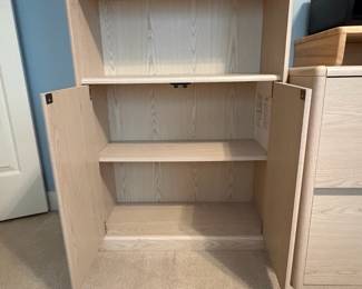 R6 - $25 Each. 2 Available. O'Sullivans Office Furniture Bookcase. Measures 28" wide x 12" deep x 71" tall. Shelves are adjustable.