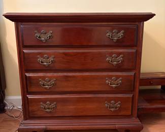 R24 - $150. Single Harden Nightstand. Excellent Condition. Measures 32" wide x 18" deep x 31" tall.