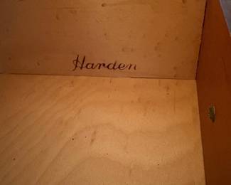 R24 - $150. Single Harden Nightstand. Excellent Condition. Measures 32" wide x 18" deep x 31" tall.