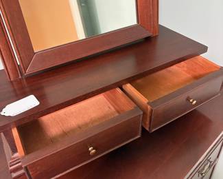 R17 - $200. Craftique Shaving Mirror. Excellent Condition. Measures 21" wide x 8" deep x 22.5" tall.