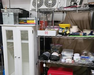 Storage Cabinet / Paint Supplies / Plumbing Supplies