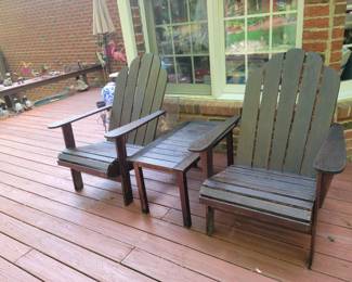 Teak Chairs and Table