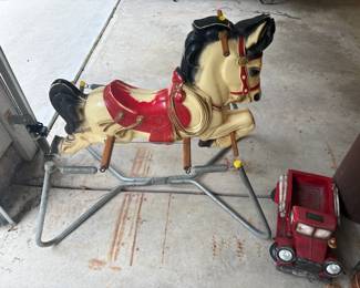 vintage King Prancer jumping horse