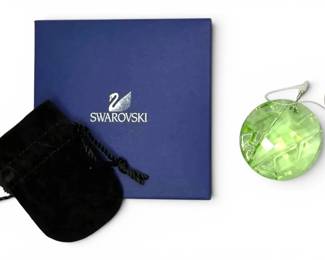Swarovski Green Crystal Ornament