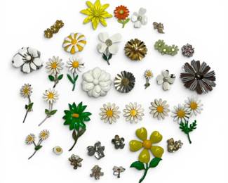 Flower Power Brooches More